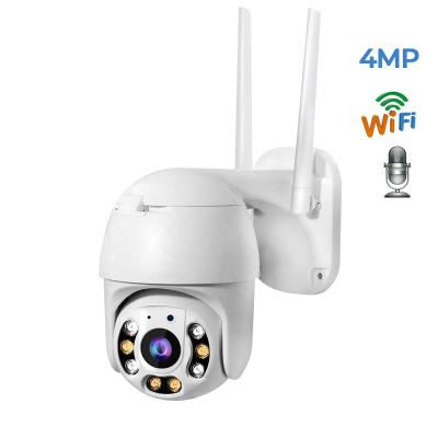 China 2020 New HD 2MP 4MP Home Security Speed Dome PAN-TILT Outdoor Waterproof Cloud CCTV PTZ Wifi Wireless IP Camera for sale