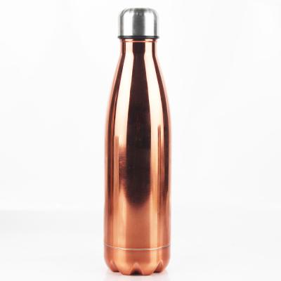 China Business RTS 500ml Cola Water Bottle Cola Shape Stainless Steel Double Wall Vacuum Water Bottle With Lid for sale