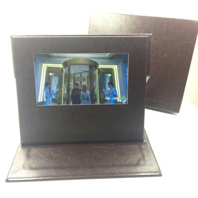 China A45 matt cover 4.3 inch video postcard mailer,video booklets for promotion for sale