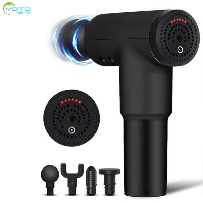 China POWERFUL AND QUIET/DURABLE AND LONG LASTING BATTERY Best Selling USB Rechargable USB Muscle Massager Gun 6 Speed with 4 Massage Heads for sale