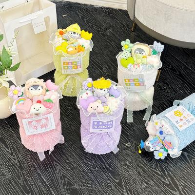 China Children's Birthday Plush Doll Bouquet for Valentine's Day or Graduation Season Gift for sale
