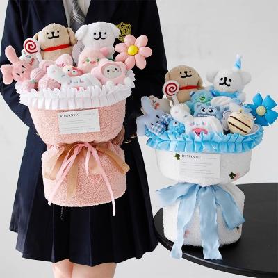China Leuke puppy pop boeket verjaardagscadeau voor meisjes om te sturen naar hun beste vriendin pop creatieve Valentijnsdag Te koop