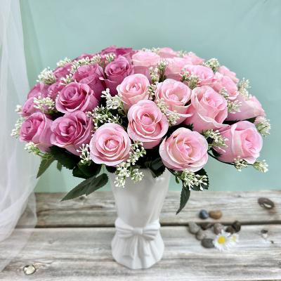 China Artificial rose decorations for Valentine's Day, wedding, and home flower arrangements for sale