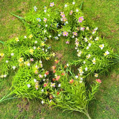 China Simulated flower sky full of stars, single artificial flower arrangement decoration, rural style living room, courtyard decoration, TV cabinet decoration for sale