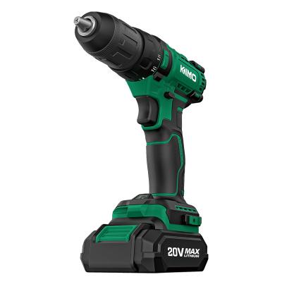 China High Quality Variable Speed Power Drills 20V Cordless Impact Drill 1300mA-2000mA for sale