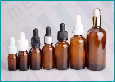 Chine Bouteilles en verre ambres de compte-gouttes avec différents types compte-gouttes/bouteille de compte-gouttes huile essentielle à vendre