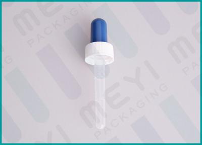 Chine 20/400 compte-gouttes en plastique de médecine avec le trayon de PVC et la pipette bleus de plastique à vendre