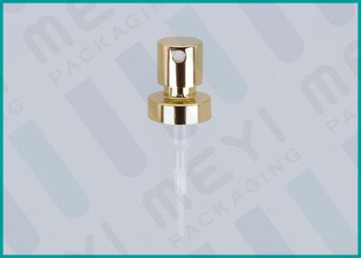 Chine Pulvérisateur fin en aluminium de pompe de brume d'or brillant pour les bouteilles vides de jet de parfum à vendre