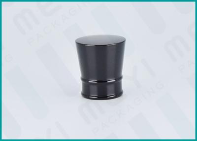 China Forma especial multi - casquillos plásticos negros del tamaño para la botella de perfume del cilindro en venta