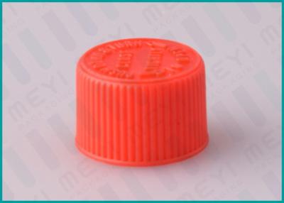 Chine 20/410 fermeture à nervures en plastique de centre de détection et de contrôle de chapeaux résistants à bouchon vissable rouges d'enfant à vendre