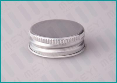 Chine les chapeaux à bouchon vissable argentés de 38mm Matt/métal ont scellé des couvercles de bouteille pour l'emballage alimentaire à vendre