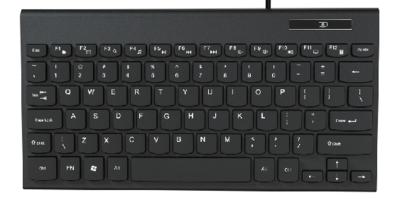 China 79-key waterproof keyboard, ultra-thin at 14.87mm, with carbon film keys and HIPS material. Supports logo customization for sale