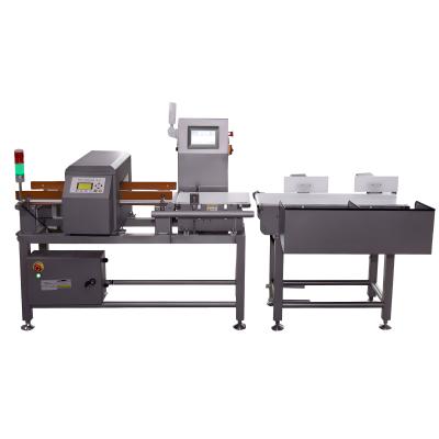 China Combo Metal Detector And Automatic Check Weighing Machines In Stainless Steel for sale