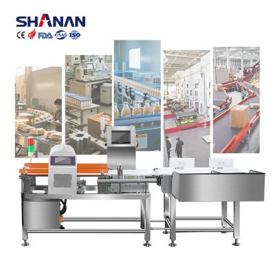 China Pantalla táctil IP65 impermeable Pesador de comprobación transportador Escala de peso Detector de metales en venta