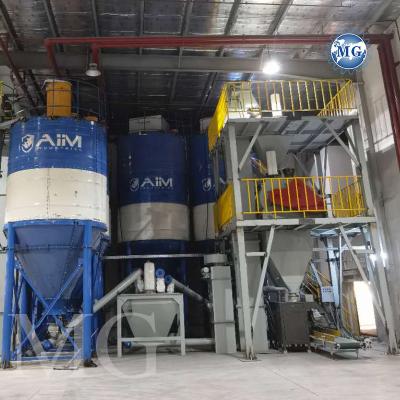 China 83kw Dry Mix Powder Mortar Mixing Machine Wall Putty Sand Cement Mixer Ceramic Tile Adhesive Manufacturing Plant for sale