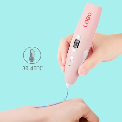 China The New Listing Color Kit Much Metal Kid Intelligent Drawing Early Childhood Education 3D Printer Pen for sale