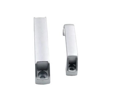 China Manufacturer Direct Aluminum Competitive Price Die Casting 90 Hole Distance Square Black Door Cabinet Pull Handle for sale
