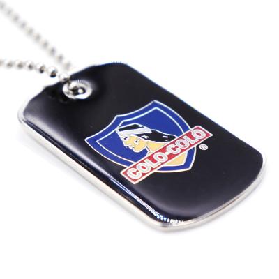 China China Customs Stainless Iron Medal ID Tag And Dog Tag With Ball Chain for sale