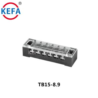 China Terminal Blocks TB15-8.9 300V 20A 4.0mm2 PCB Block Connector 22-12AWG for sale