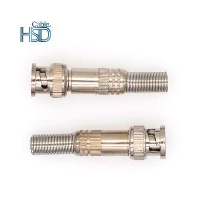 China High Quality Male RG59 RG6 BNC Coax PIN Connector Factory Plug Rg59 Rg6 Bnc Connector for sale
