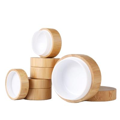 China Nail Art Mask Cream Refillable Empty Makeup Bottle Bamboo Cream Jar Personal Care 5g 10g 15g 20g 30g 50g Cosmetic Bottle Storage Box Container for sale