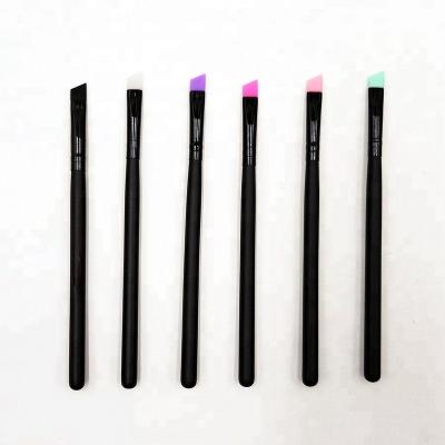 China Factory customization silicone eyebrow brush makeup oblique brush YP70-54 for sale