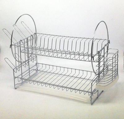 China Sustainable Dish Drainer Rack High Quality Stainless Steel For Kitchenware Storage for sale
