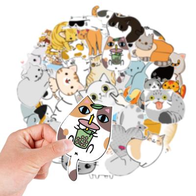 China HOYO Sticker 50 Pcs/Pa Simons Cat Cartoon Stickers for Laptop Water Bottles, Simons Cat Decals for Kids, Girls for sale