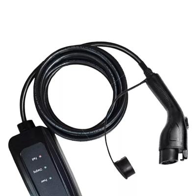 China Level 1 EV Charger 15A 110V Portable Charger 20ft NEMA 5-15 EV Charging Cable Compatible for All Cars with EV connector Connector: 240mm*51mm*98mm Control box: 225mm*7 for sale