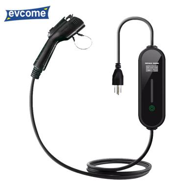 China Smart simple style portable Charger Ev 32 Amp 7kw Electric Vehicle Ev Charging Stations Portable level 2 ev charger for home 220v for sale