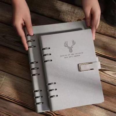 Chine Carnet d'entreprise personnalisé par cuir imprimant A5, bloc-notes de 14.3x21.5cm à vendre