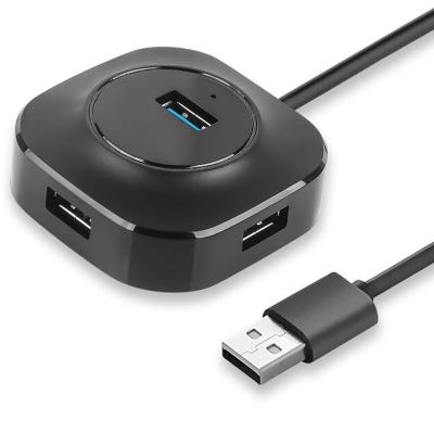 China Portable Mobile Devices .desk Computer USB 2.0 Hub 4 Ports Splitter Super Speed 3.0 USB Hub for sale