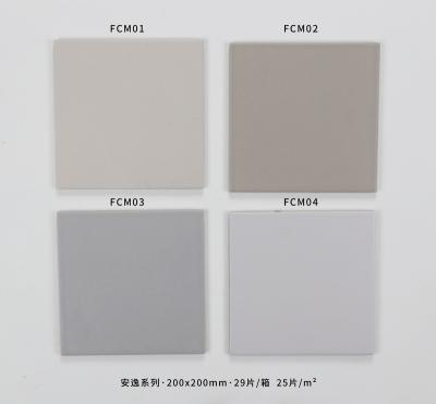 China High Safety Legend Subway Ceramics Tiles 200*200 Limestone Glazed Look Porcelain Floor Flooring for sale