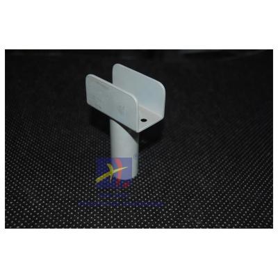 China Material Handling Equipment Parts China Manufacture Aluminum Alloy Diameter 2.5cm cylinder glass holder brass pivot screen glass connector clamp for sale