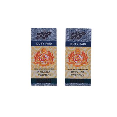 China Anti-counterfeiting Gold Logo Sticker Custom Printing Thermal 3d Hologram Hot Stamping Fixed Hologram for sale