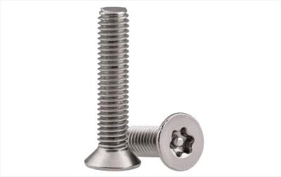 China Flat Head Torx Screws 304 Stainless Steel Flat Head Torx Screws Right Hand Thread Metric for sale