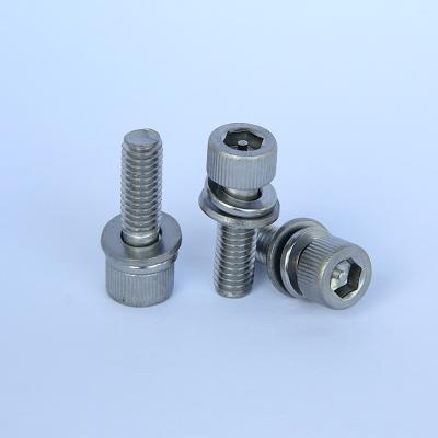 Chine SS316 SEM Screws Stainless Steel Security visse les vis de machine disponibles d'ODM de la prise M6x35 de sortilège avec des joints SEM Screws à vendre