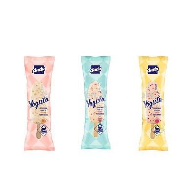 China BIODEGRADABLE Custom Printed Heat Seal Plastic Ice Cream Popsicle Packaging Bag for sale