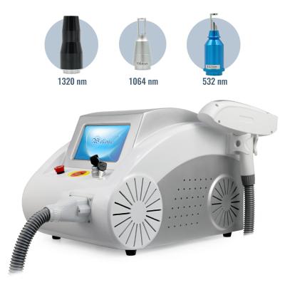 China Máquina portátil 1064 del retiro del pelo del laser del Nd Yag pantalla de 7 pulgadas para blanquear de la piel en venta