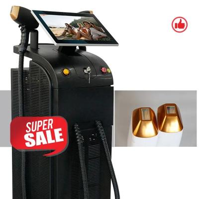 China 3 Wavelengths Ice Alexandrite Diodo Depilacion 755 808 1064 Diode Laser Hair Removal Machine for sale