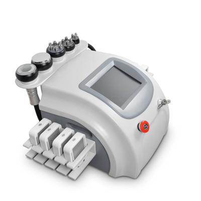 China Portable Newest Product Multifunction 6 In 1 Ultrasound Lipo Laser Body Slimming Machine for sale