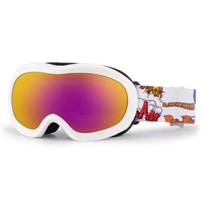 China 2019 New Stylish TPU Children's Ski Goggles Safety Ski Goggles For Kids In Stock for sale