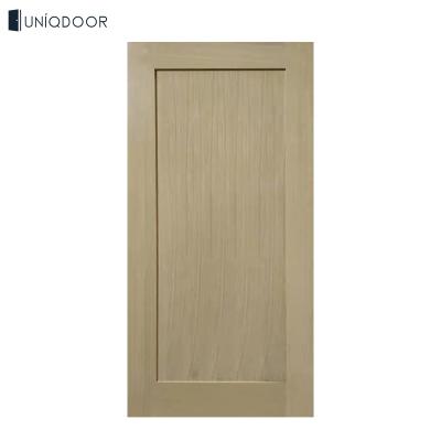 China Traditional Prefinished White Oak Veneer One Panel Shaker Door for sale