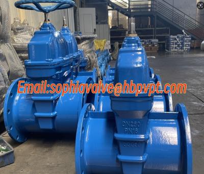 China DN250 PN16 GGG50 cast iron gate valve for sale