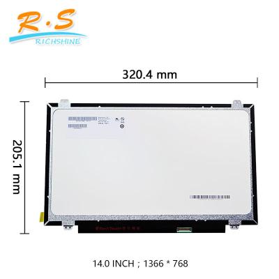 China AUO Glare HD lcd Screen , B140XTN02.D WXGA notebook panel lcd replacement for sale