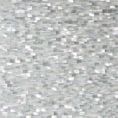 Chine Le revêtement mural naturel Trochus Shell de coquille de mer décorant le panneau de mur ajustent le morceau 6x9mm à vendre