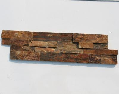 China China Rusty Slate Z Panel,Natural Stone Cladding,Bronze Ledgestone,Multicolor Slate Stacked Stone Veneer for sale