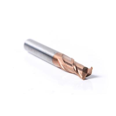China Mk HRC55 10mm Carbide CNC Milling Cutter Flat 2/4 Flute End Mill Cutters for sale