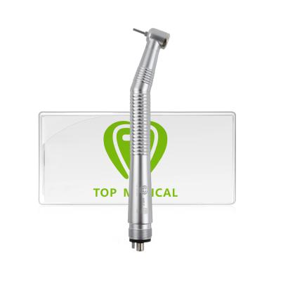 China Metal Handpiece Dental High Speed Turbine Cartridge Push Button Handpiece Led 2 /4 Hole for sale