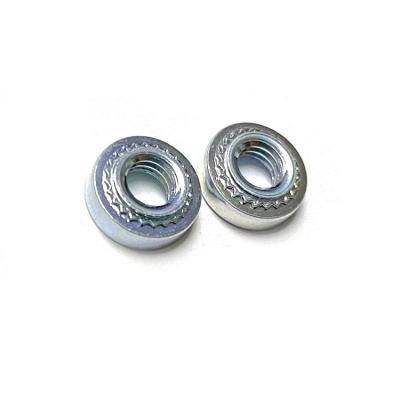 China Heavy Industry High Precision OEM Knurled Thread Insert Carbon Steel With Galvanized Self Latching Standoff Nuts for sale